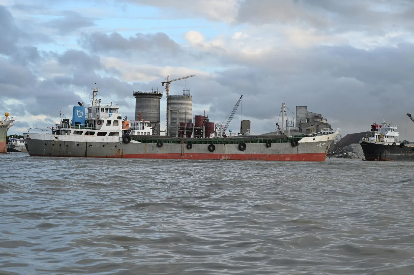 Ships at Chattogram port
