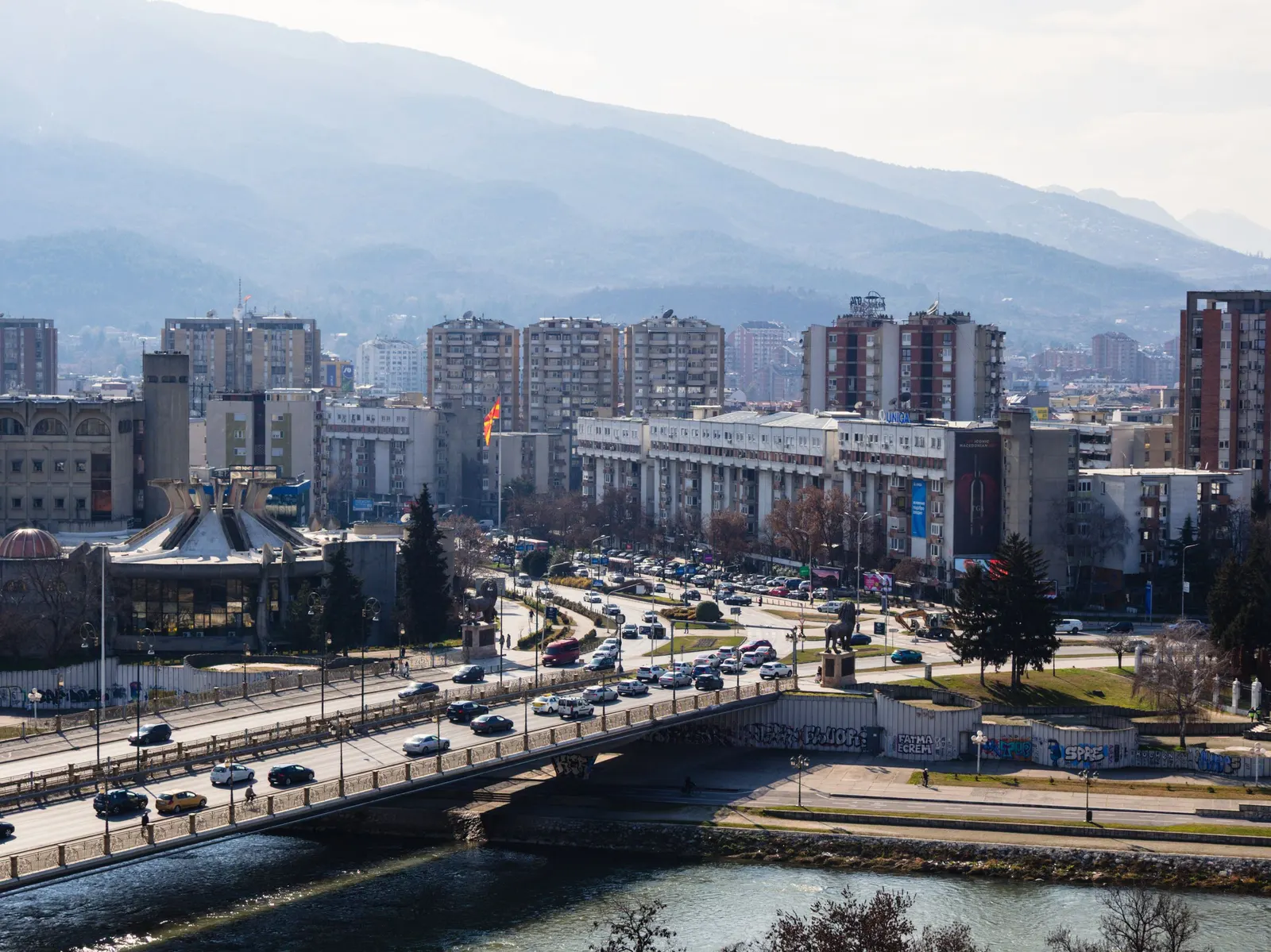 Skopje and Mount Vodno