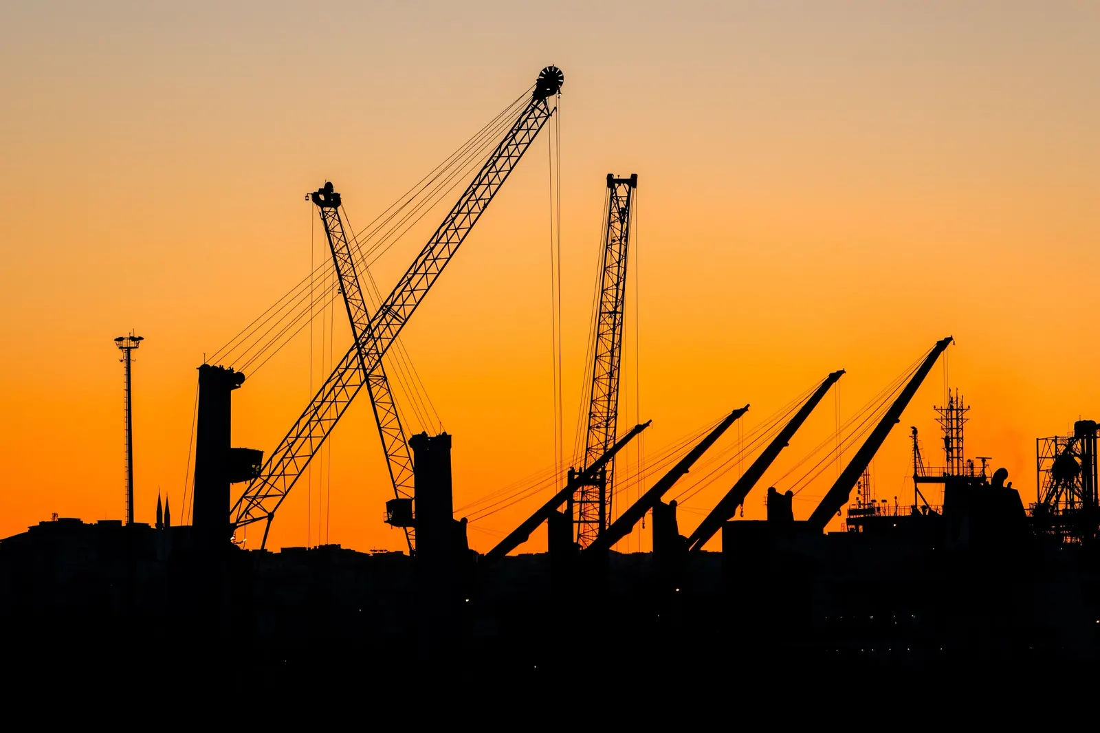Port cranes